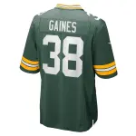 Men's Green Bay Packers Innis Gaines Green Game Jersey