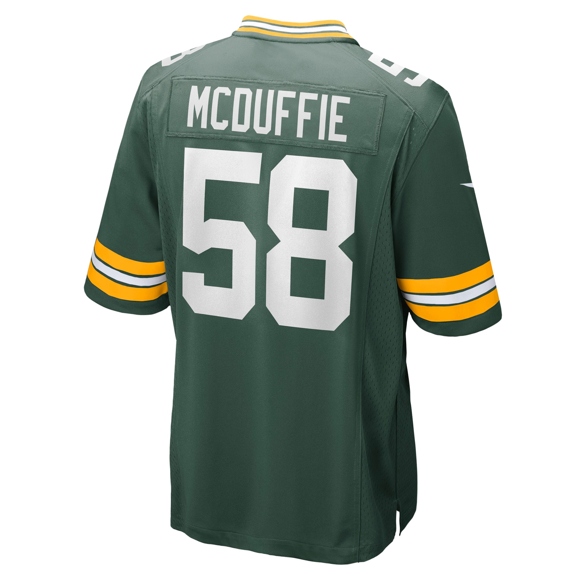 Men's Green Bay Packers Isaiah McDuffie Green Game Jersey