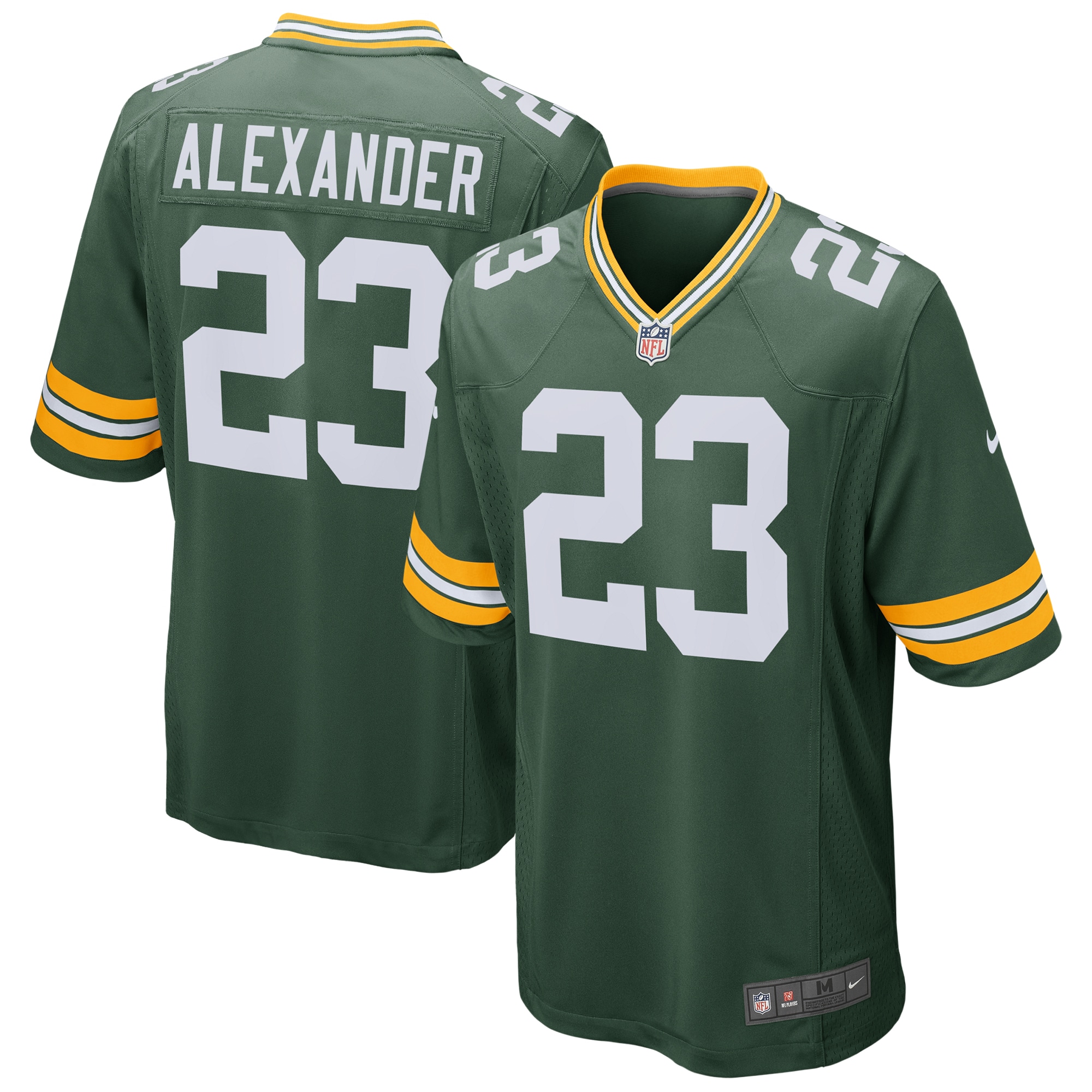 Men's Green Bay Packers Jaire Alexander Green Game Jersey