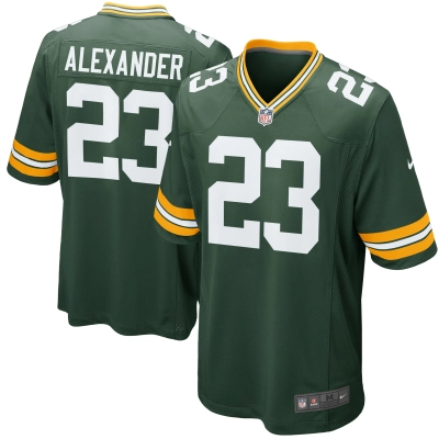 Men's Green Bay Packers Jaire Alexander Green Game Player Jersey 01