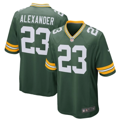 Men's Green Bay Packers Jaire Alexander Green Game Team Jersey 01