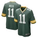 Men's Green Bay Packers Jayden Reed  Green Game Jersey