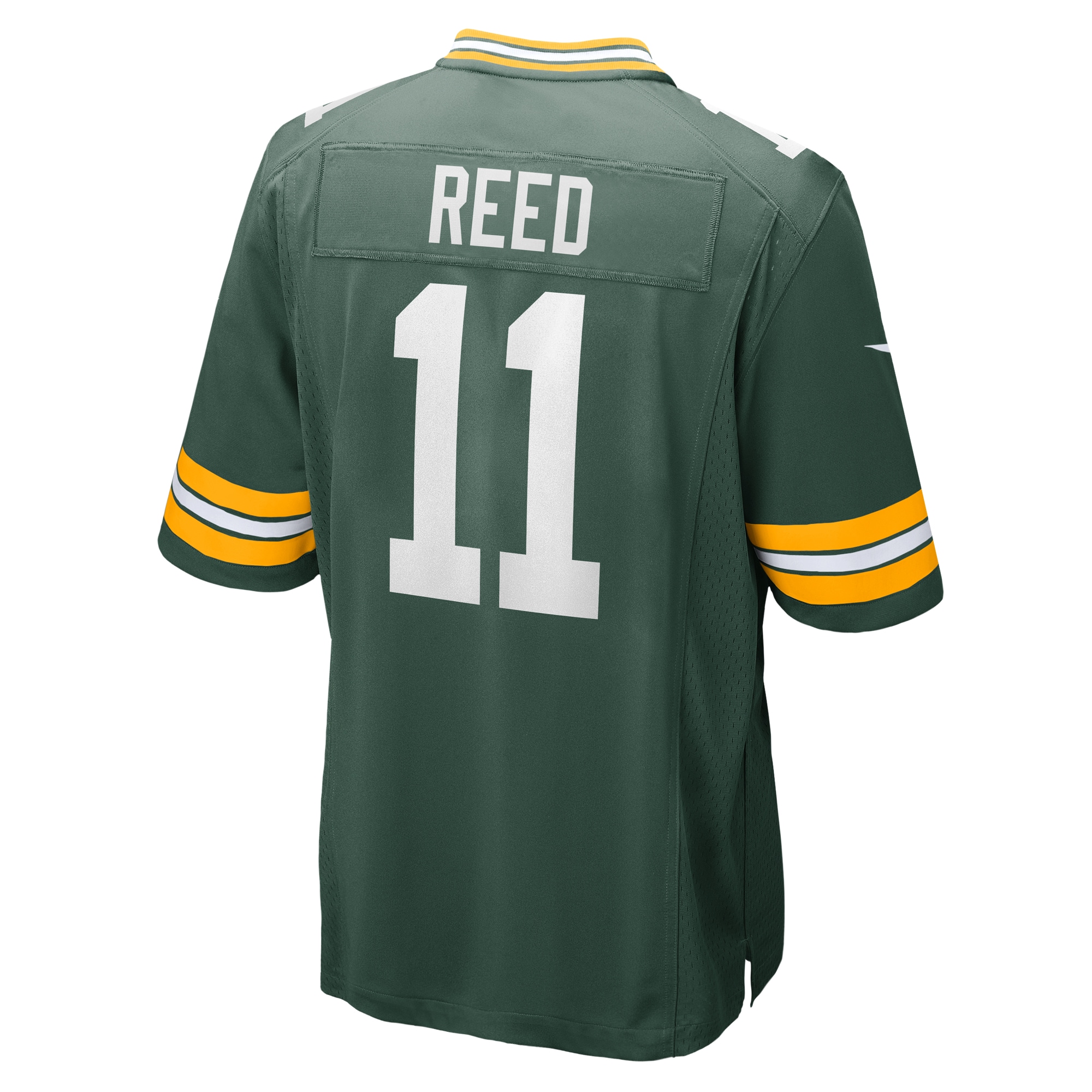 Men's Green Bay Packers Jayden Reed  Green Game Jersey