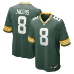 Men's Green Bay Packers Josh Jacobs  Green Team Game Jersey