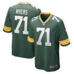 Men's Green Bay Packers Josh Myers Green Game Jersey