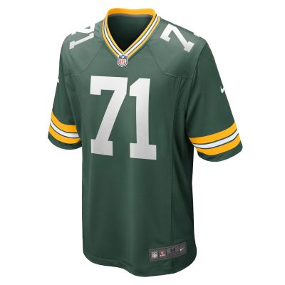 Men's Green Bay Packers Josh Myers Green Game Jersey 02