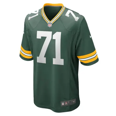 Men's Green Bay Packers Josh Myers Green Game Jersey 02