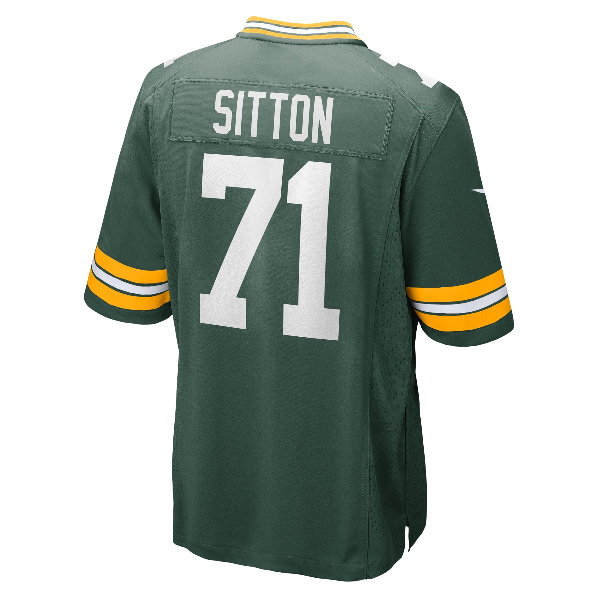 Men's Green Bay Packers Josh Sitton Green Retired Game Jersey