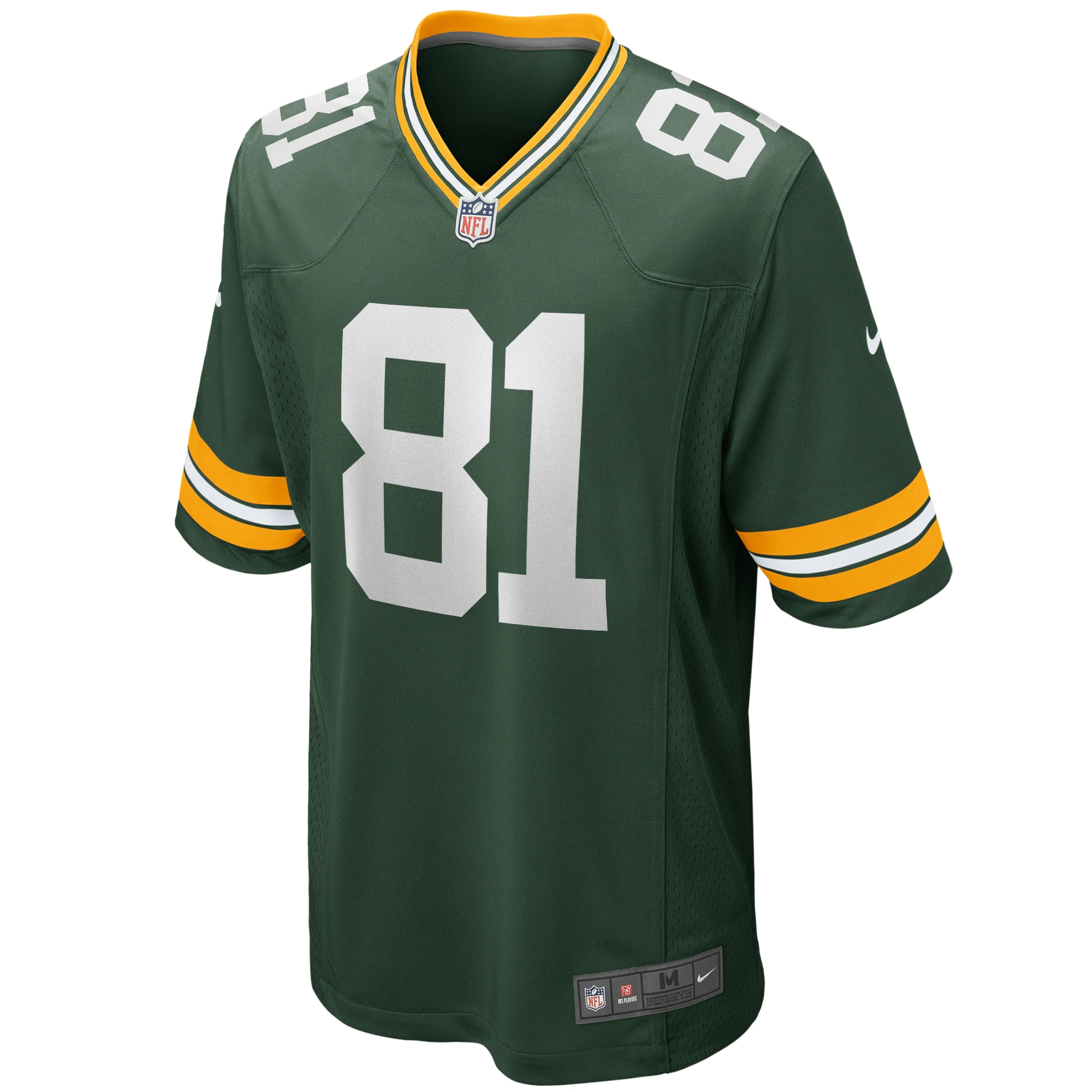 Men's Green Bay Packers Josiah Deguara Green Player Game Jersey