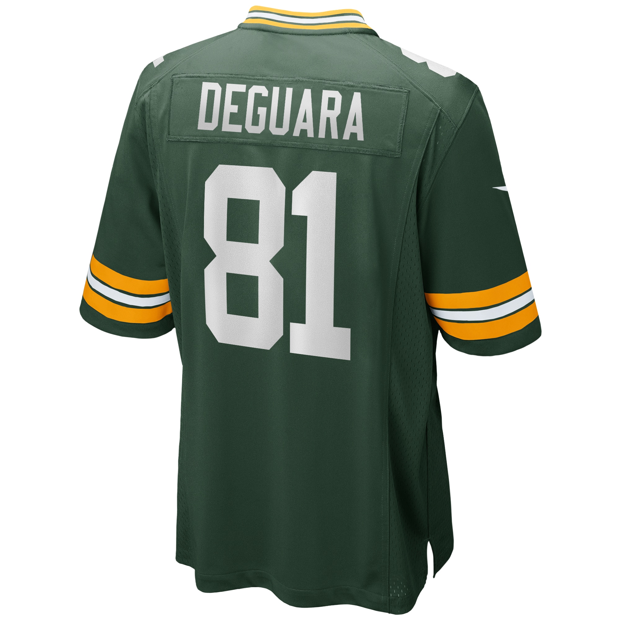 Men's Green Bay Packers Josiah Deguara Green Player Game Jersey
