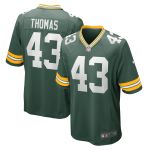 Men's Green Bay Packers Kiondre Thomas Green Game Player Jersey