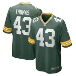 Men's Green Bay Packers Kiondre Thomas Green Game Player Jersey
