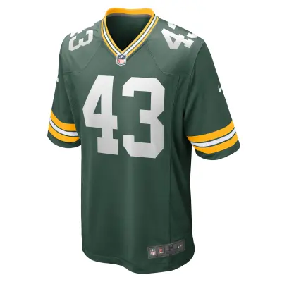 Men's Green Bay Packers Kiondre Thomas Green Game Player Jersey 02