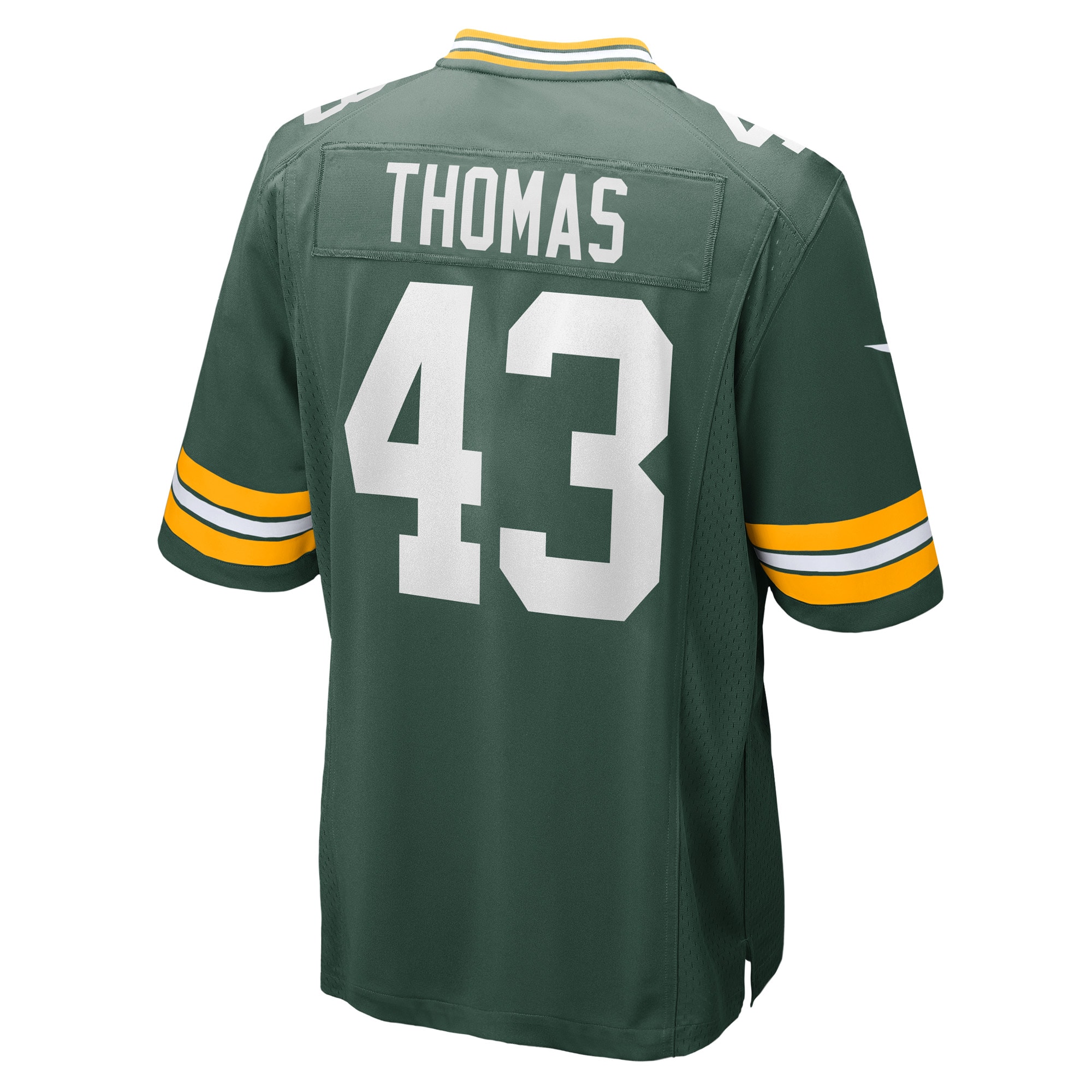 Men's Green Bay Packers Kiondre Thomas Green Game Player Jersey