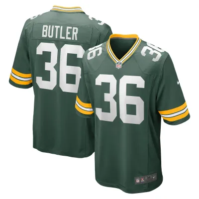 Men's Green Bay Packers LeRoy Butler Green Retired Player Game Jersey 01