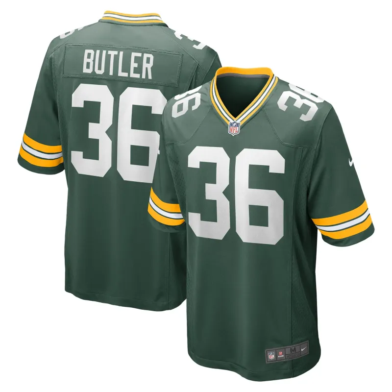 Men's Green Bay Packers LeRoy Butler Green Retired Player Game Jersey