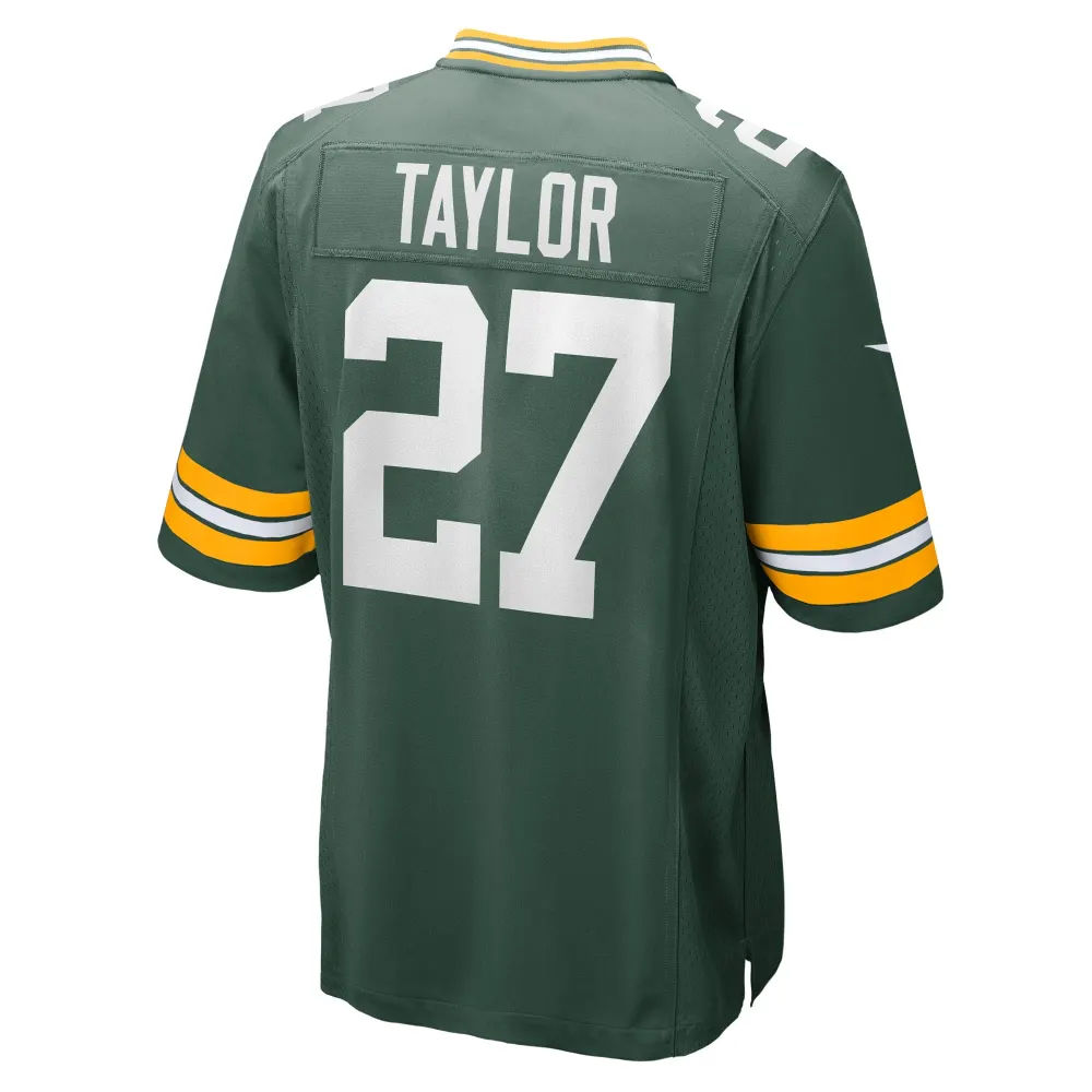Men's Green Bay Packers Patrick Taylor Green Game Player Jersey