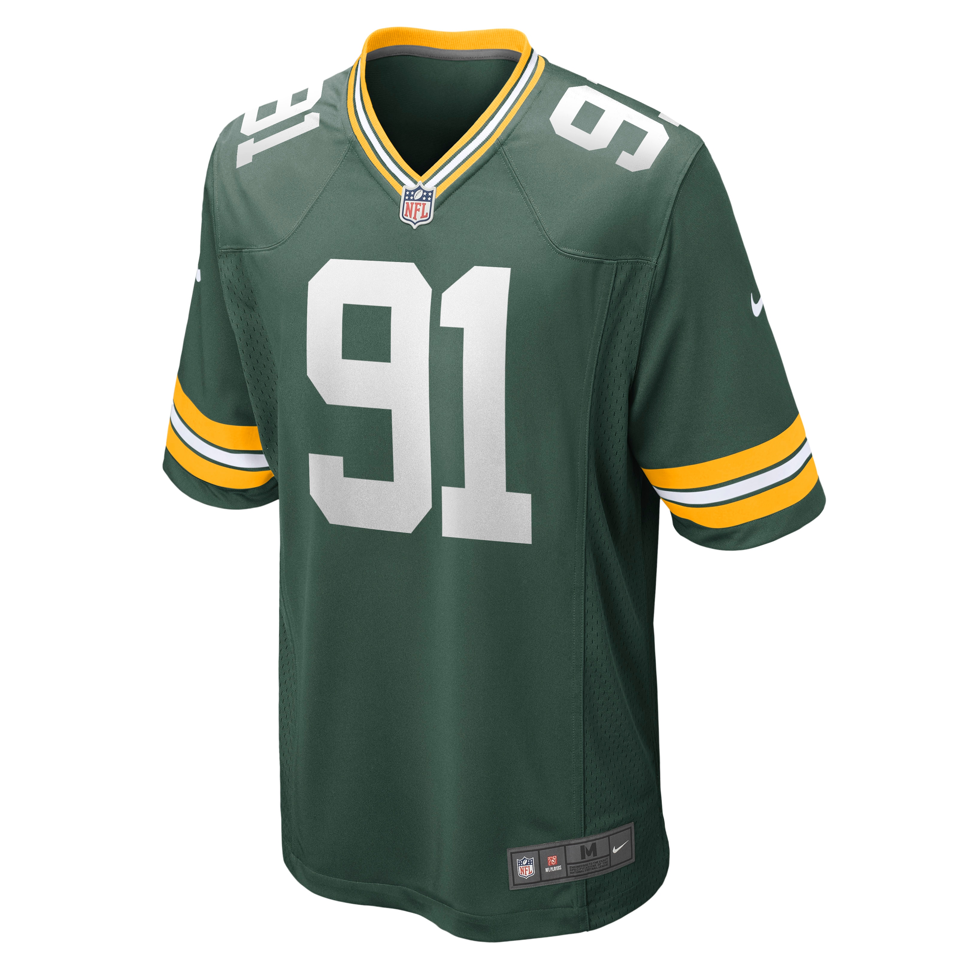 Men's Green Bay Packers Preston Smith Green Game Jersey