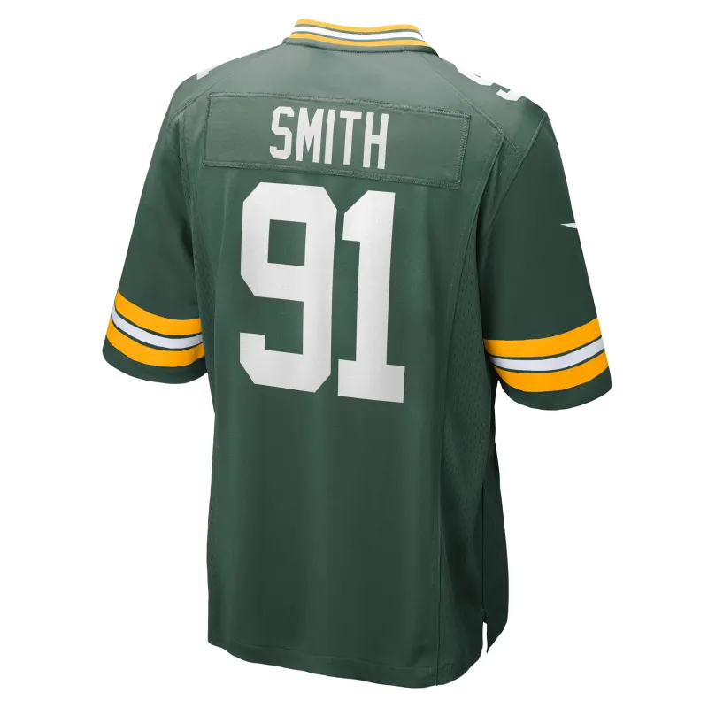 Men's Green Bay Packers Preston Smith Green Game Jersey