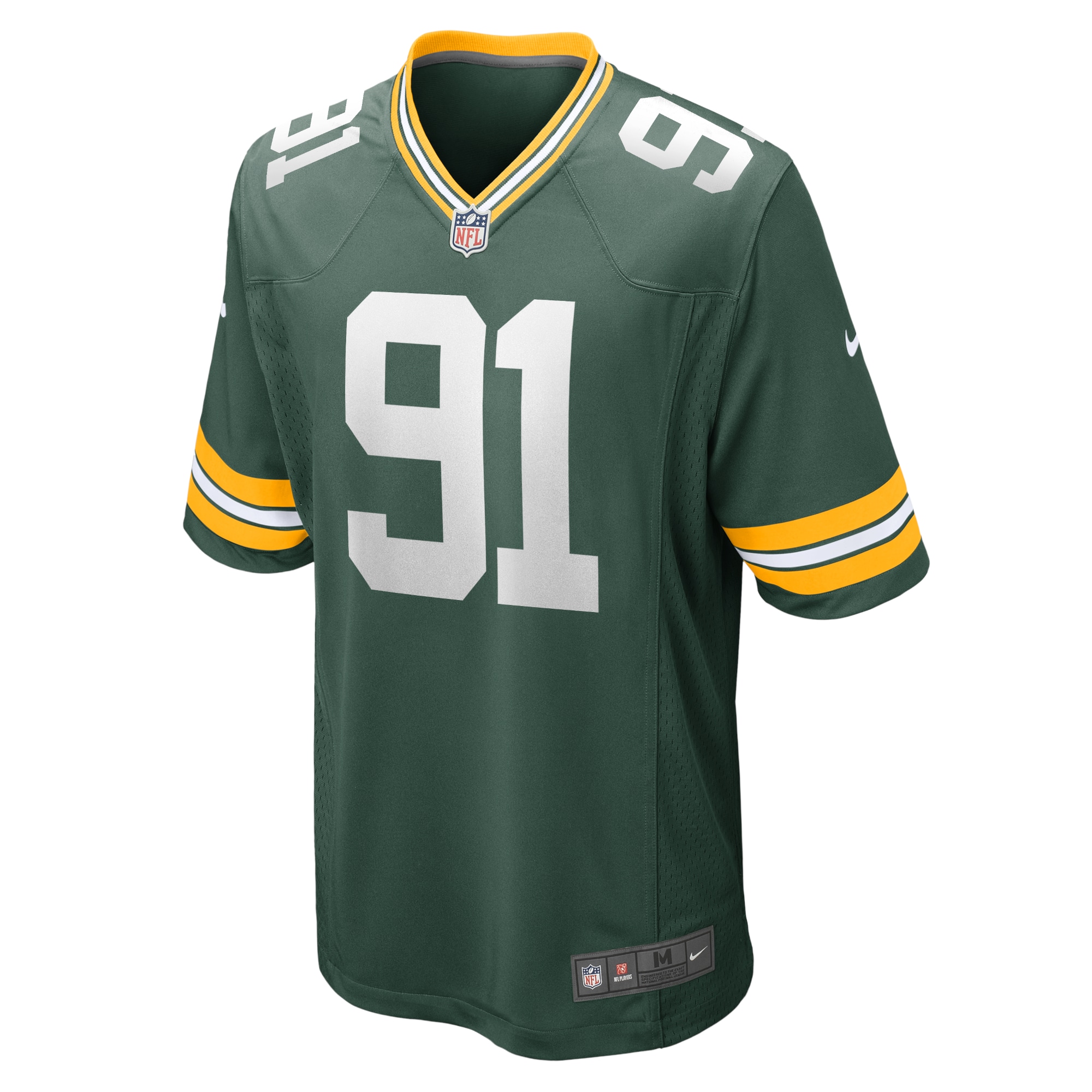Men's Green Bay Packers Preston Smith Green Game Team Jersey