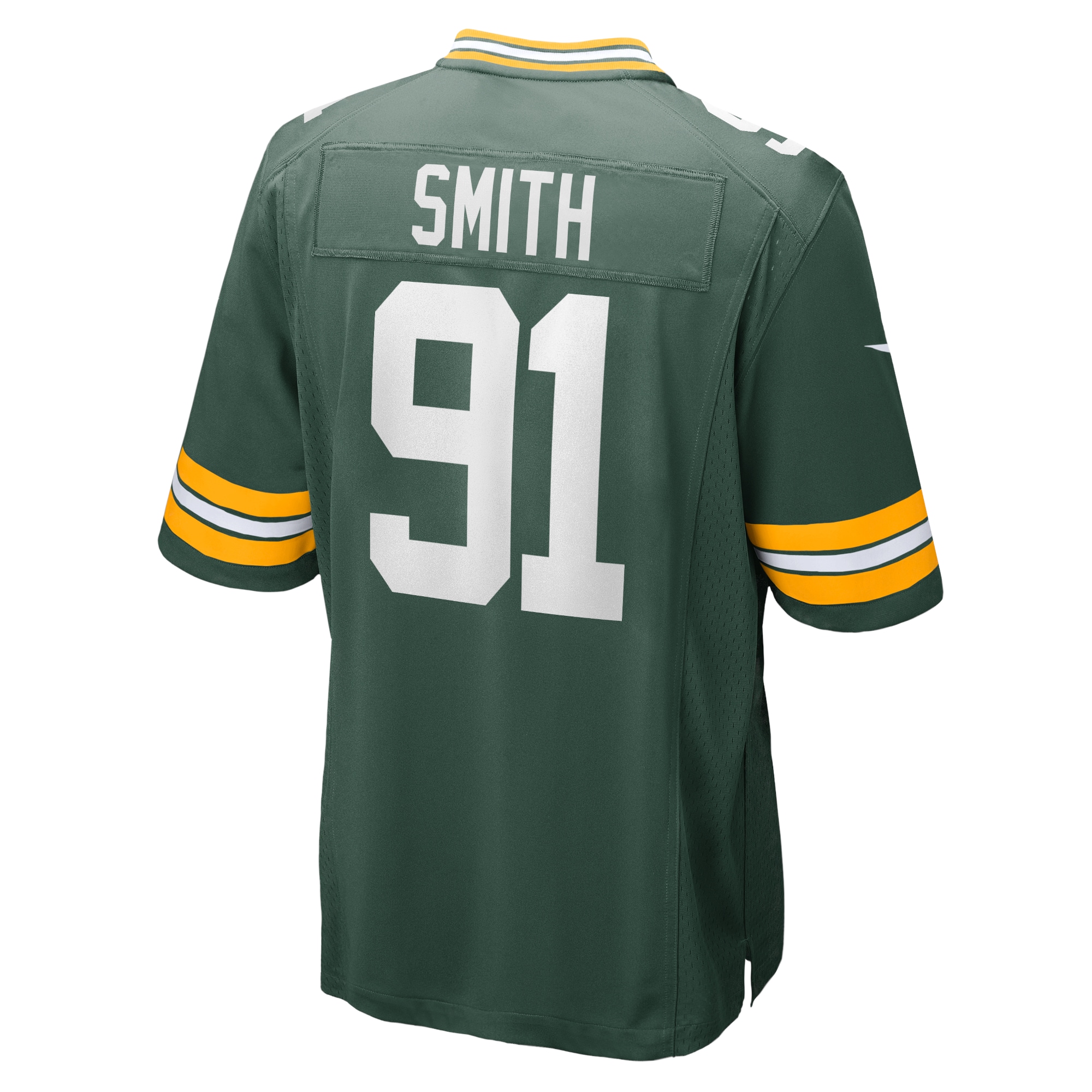 Men's Green Bay Packers Preston Smith Green Game Team Jersey