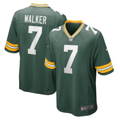 Men's Green Bay Packers Quay Walker Green Player Game Jersey 01