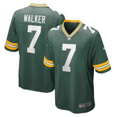 Men's Green Bay Packers Quay Walker Green Player Game Jersey 01