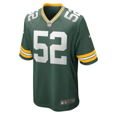 Men's Green Bay Packers Rashan Gary Green Game Jersey 02