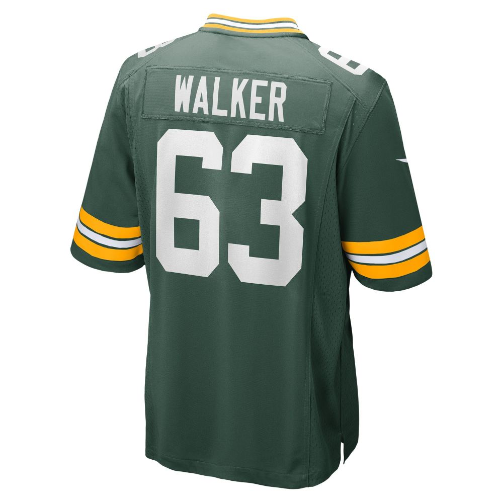 Men's Green Bay Packers Rasheed Walker Green Game Player Jersey