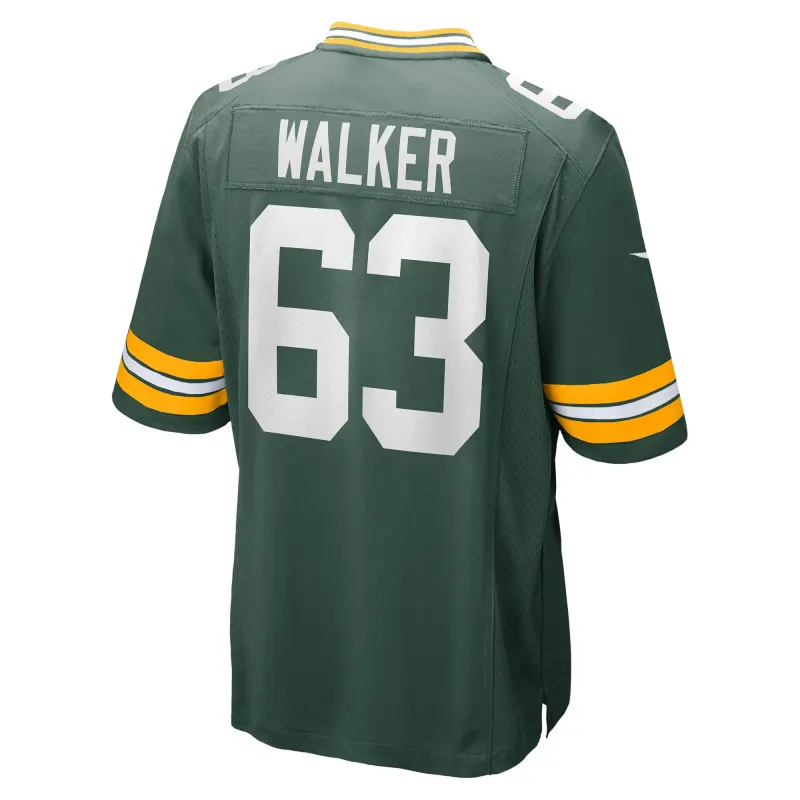 Men's Green Bay Packers Rasheed Walker Green Game Player Jersey