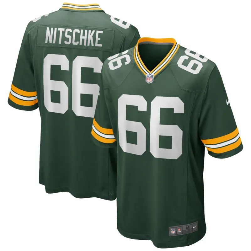 Men's Green Bay Packers Ray Nitschke Green Game Retired Player Jersey