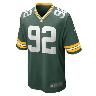 Men's Green Bay Packers Reggie White Green Retired Player Game Jersey 02