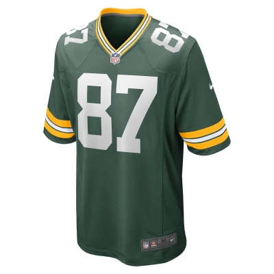 Men's Green Bay Packers Romeo Doubs Green Game Player Jersey 02