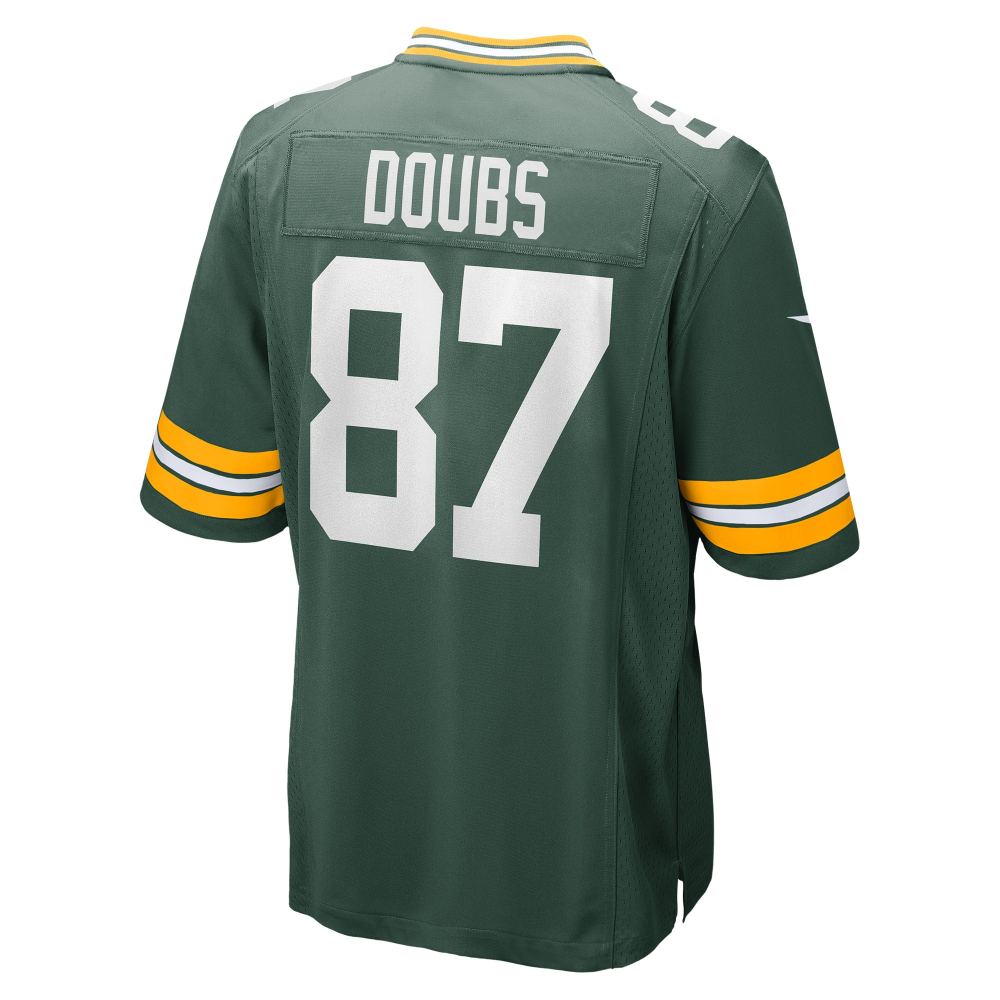 Men's Green Bay Packers Romeo Doubs Green Game Player Jersey
