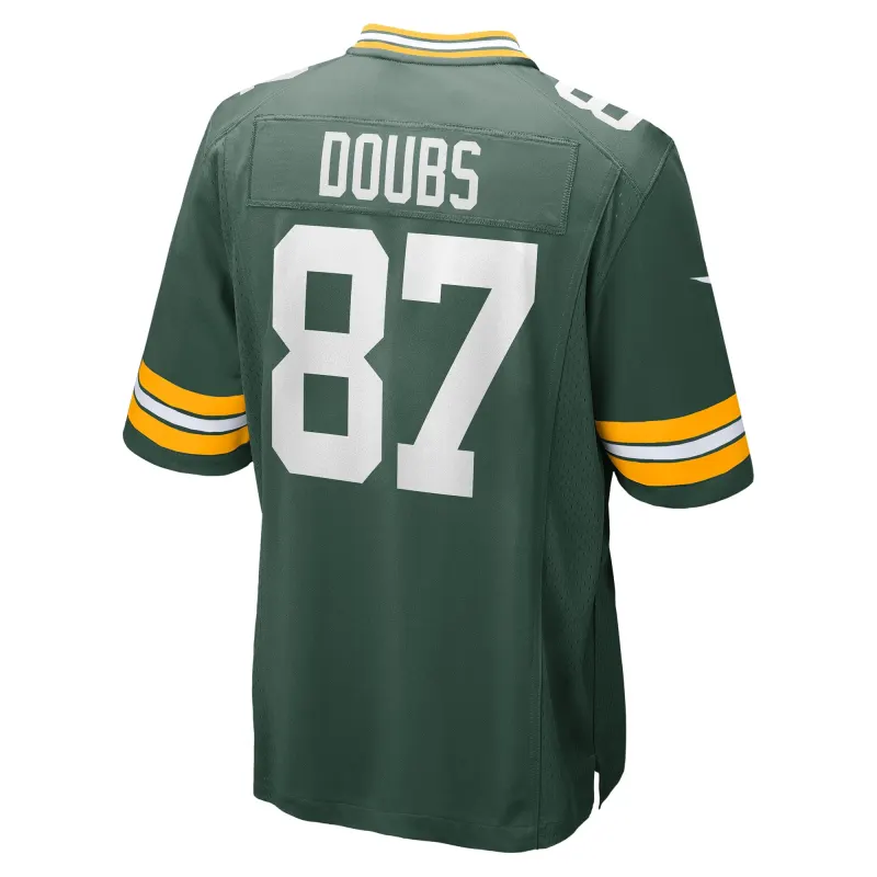 Men's Green Bay Packers Romeo Doubs Green Game Player Jersey