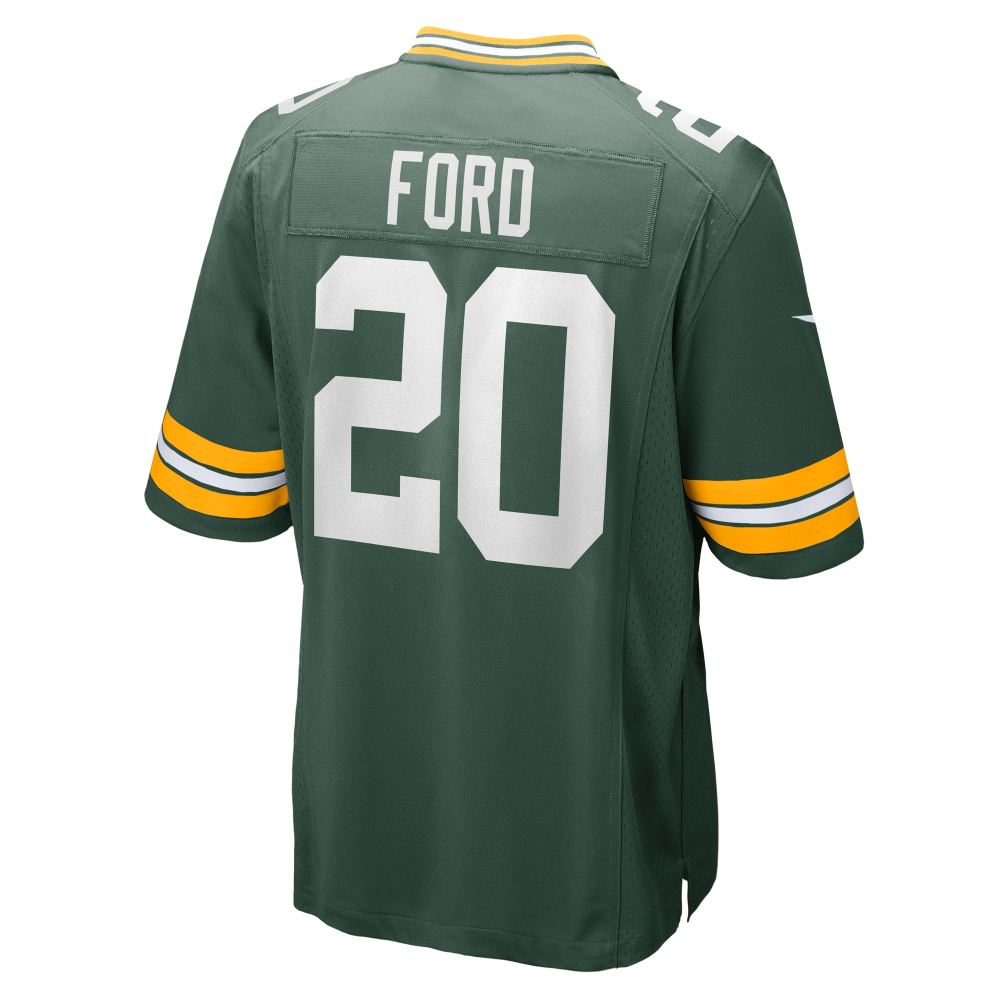Men's Green Bay Packers Rudy Ford Green Game Player Jersey