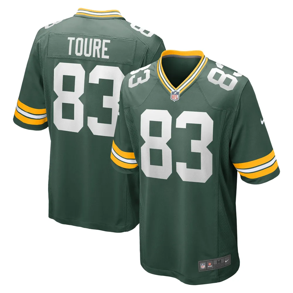 Men's Green Bay Packers Samori Toure Green Game Player Jersey