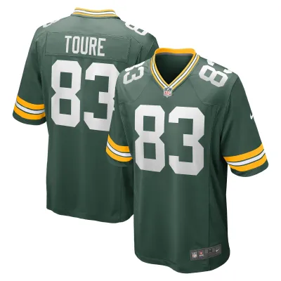 Men's Green Bay Packers Samori Toure Green Game Player Jersey 01