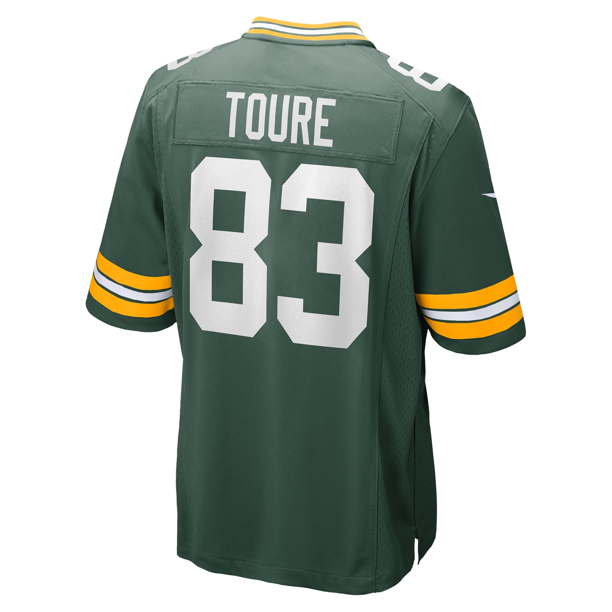 Men's Green Bay Packers Samori Toure Green Game Player Jersey