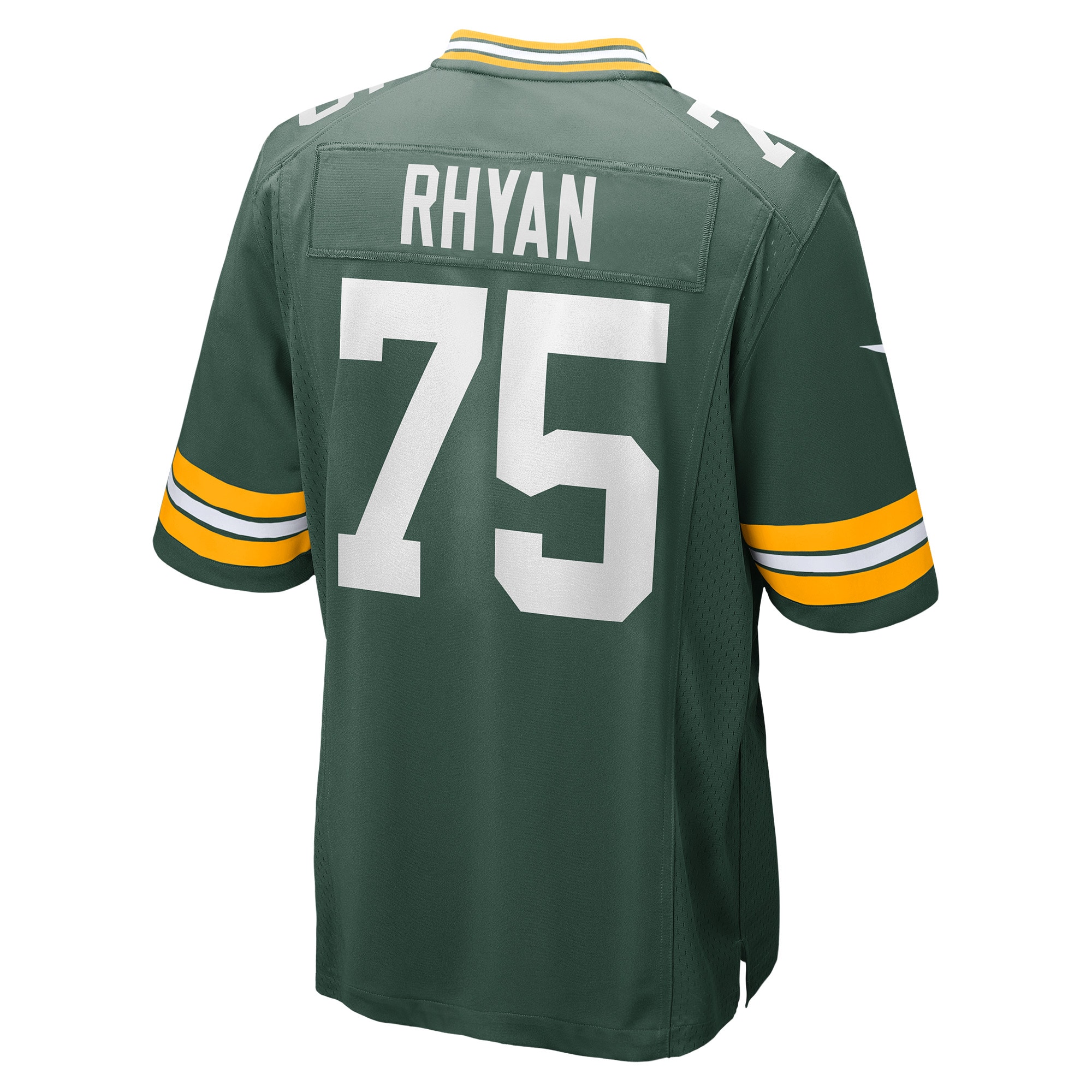 Men's Green Bay Packers Sean Rhyan Green Game Player Jersey
