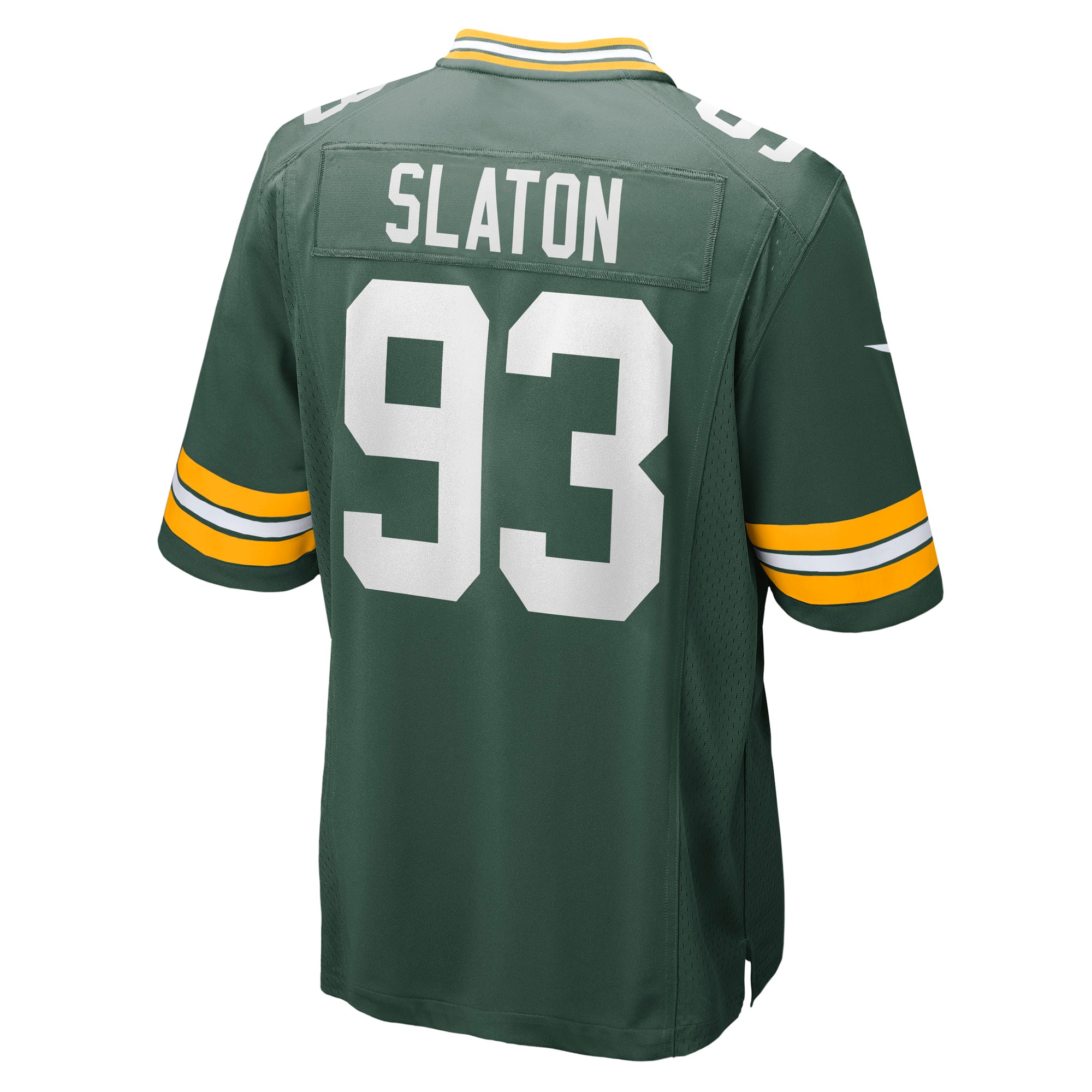 Men's Green Bay Packers T.J. Slaton Green Game Jersey