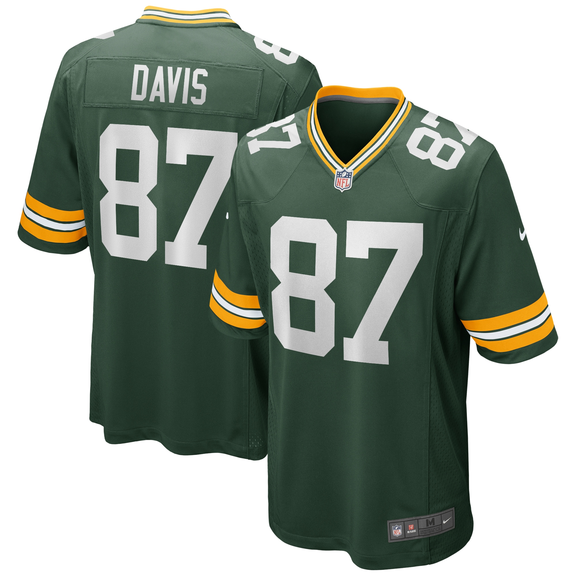Men's Green Bay Packers Willie Davis Green Game Retired Player Jersey