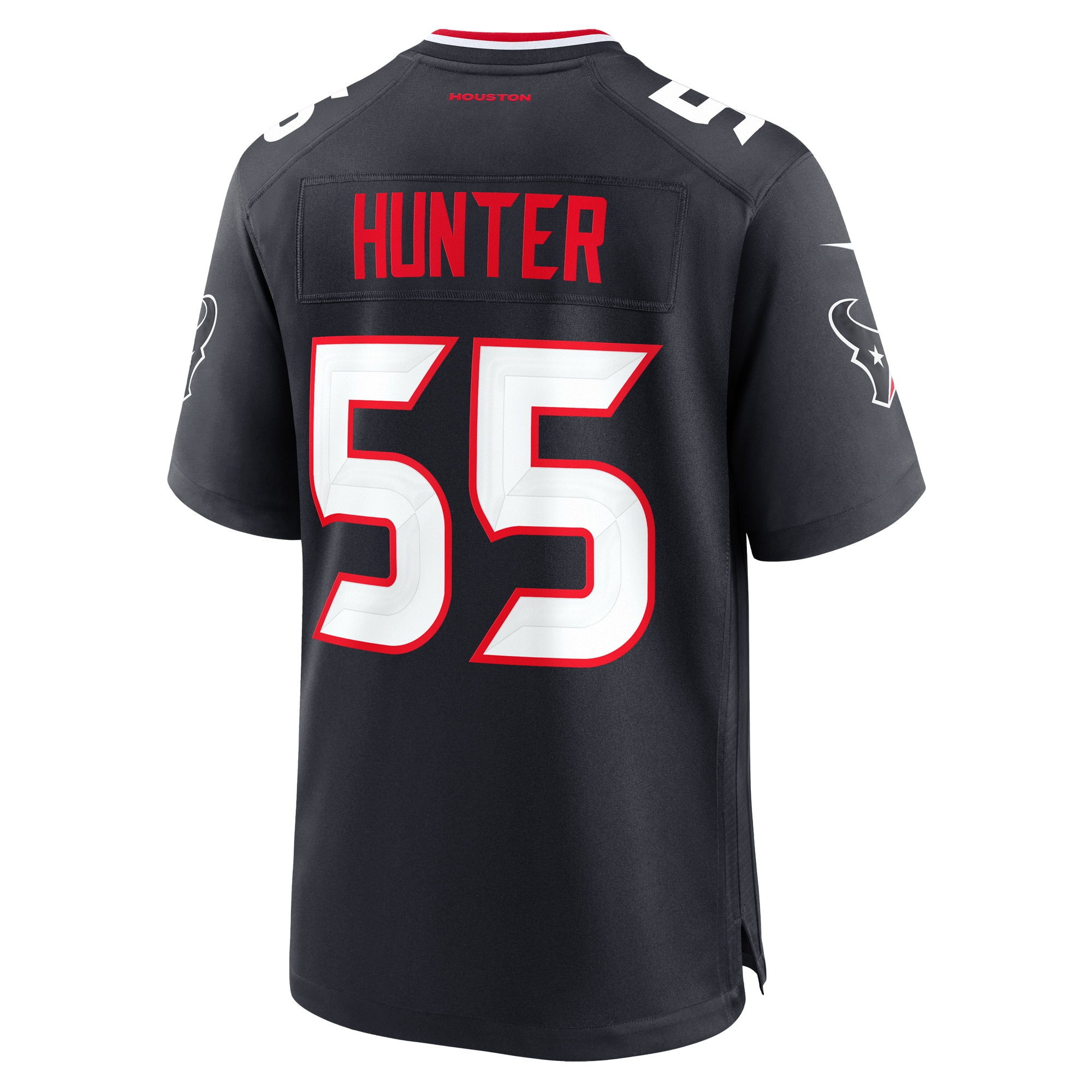 Men's Houston Texans Danielle Hunter Navy Team Game Jersey
