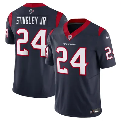 Men's Houston Texans Derek Stingley Jr. Navy Vapor F.U.S.E. Limited Jersey 01