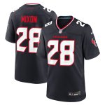 Men's Houston Texans Joe Mixon Navy Game Jersey