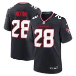 Men's Houston Texans Joe Mixon Navy Game Jersey