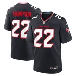 Men's Houston Texans Josh Thompson Navy Team Game Jersey