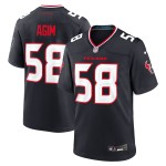 Men's Houston Texans McTelvin Agim Navy Team Game Jersey