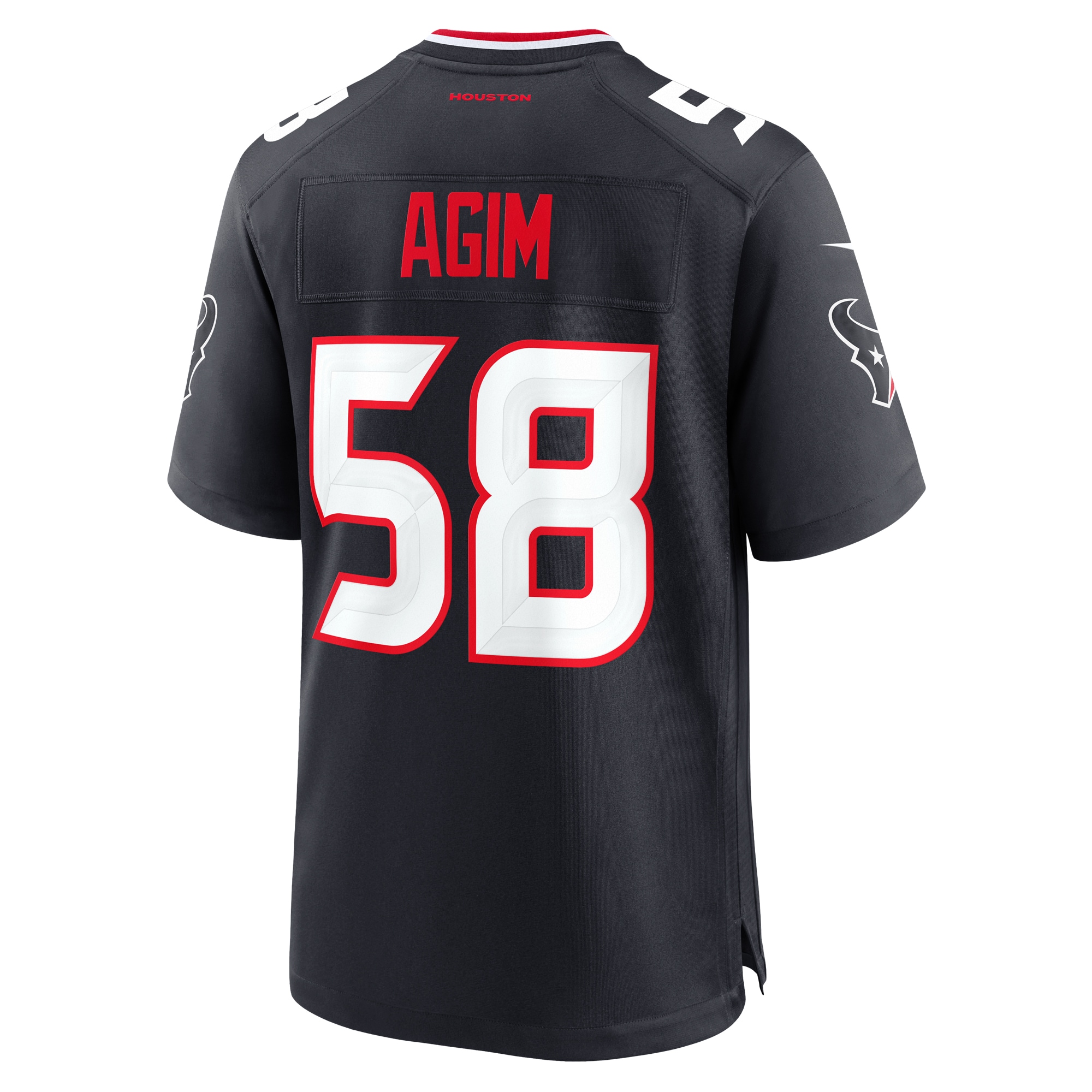Men's Houston Texans McTelvin Agim Navy Team Game Jersey