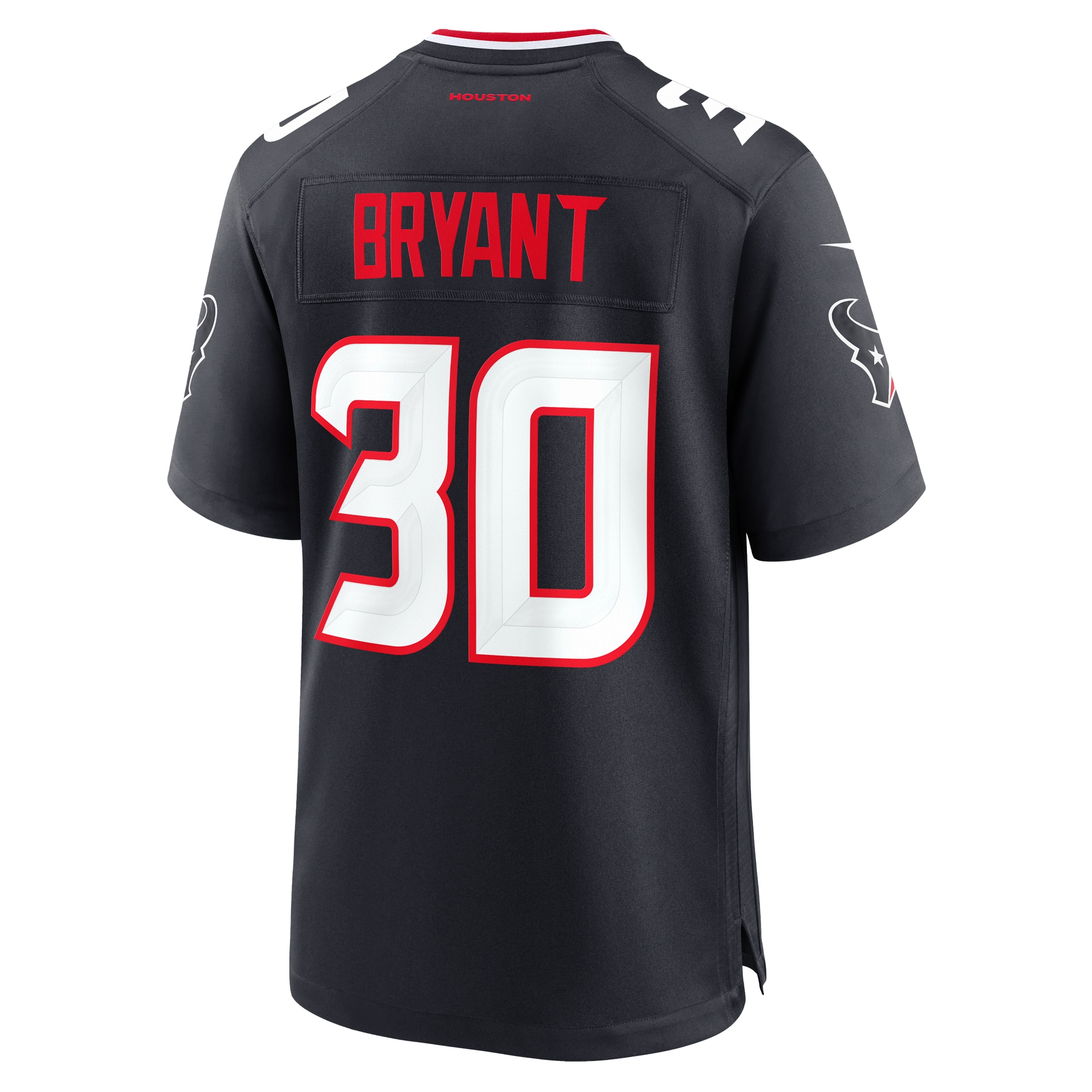 Men's Houston Texans Myles Bryant Navy Team Game Jersey